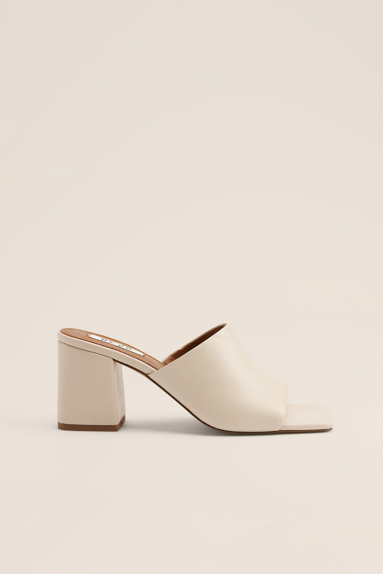 Beige mules sales