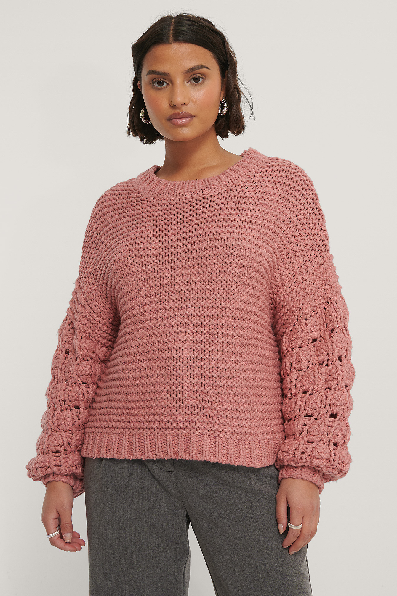 Bubble hotsell sleeve sweaters