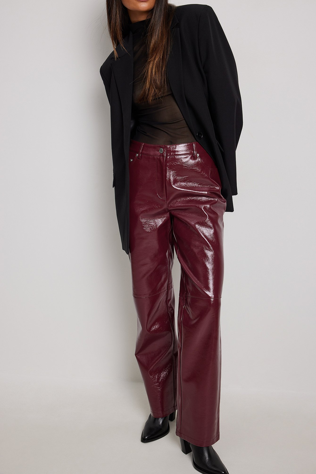 fake leather trousers uk