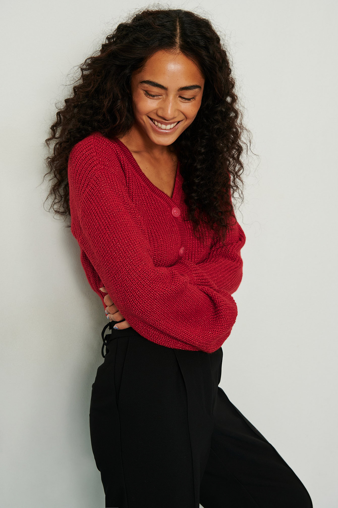 Urban outfitters 2024 red cardigan