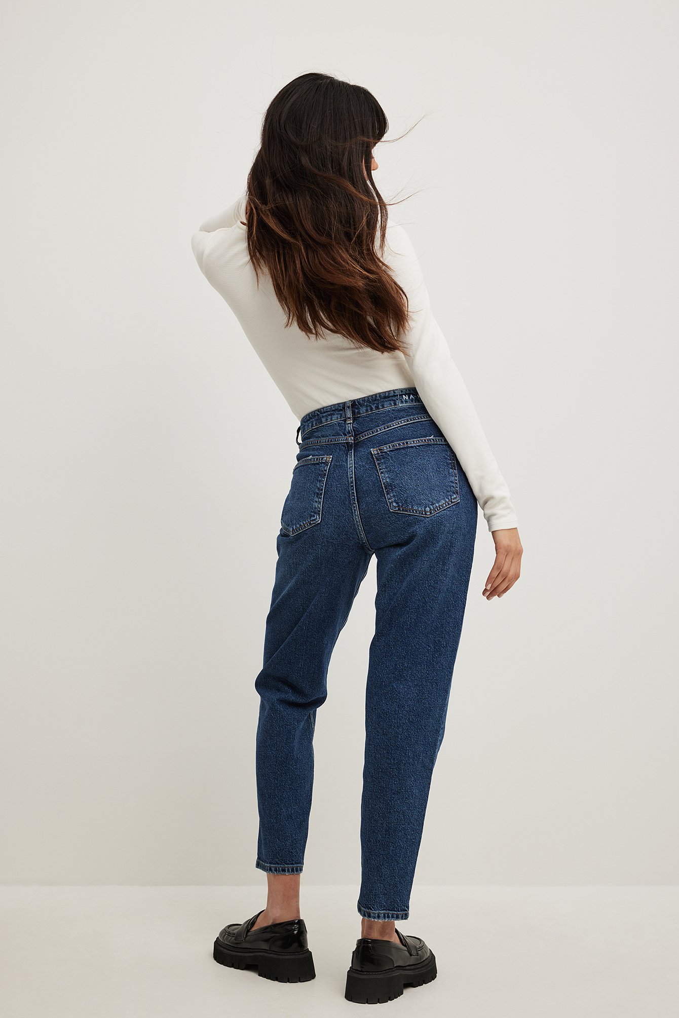 Jean mom best sale taille normale