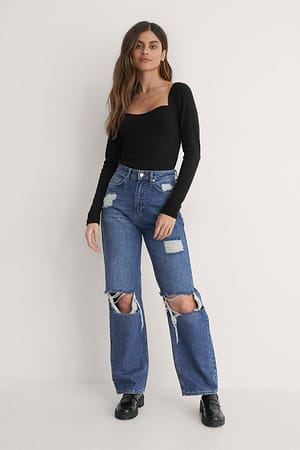  Ripped Jeans for Women High Waisted Baggy Boyfriend
