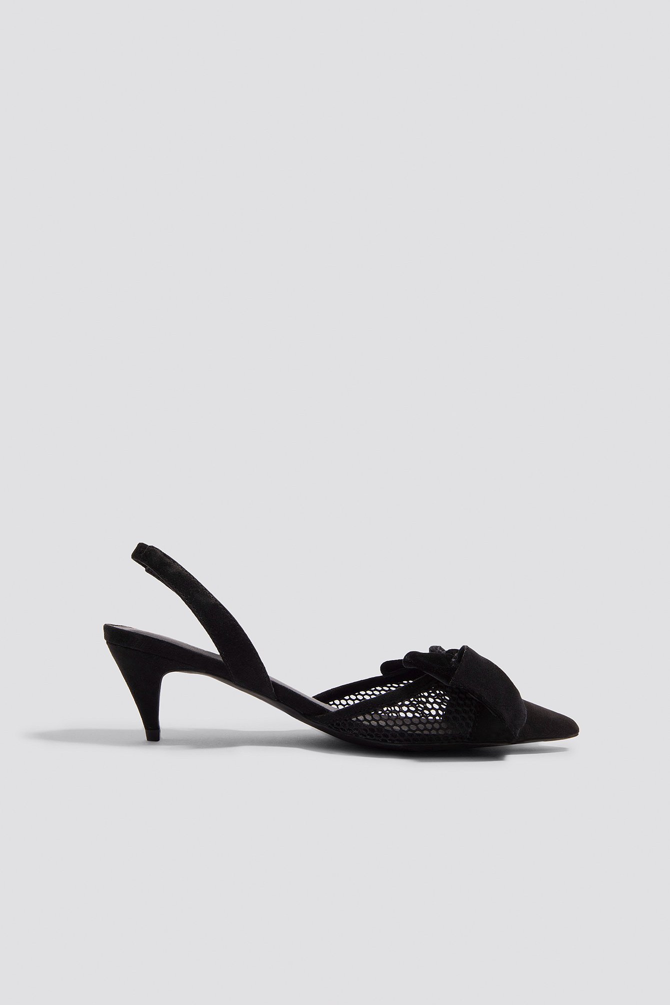 Mesh kitten sales heels