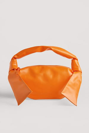 Knyttet blød taske Orange |