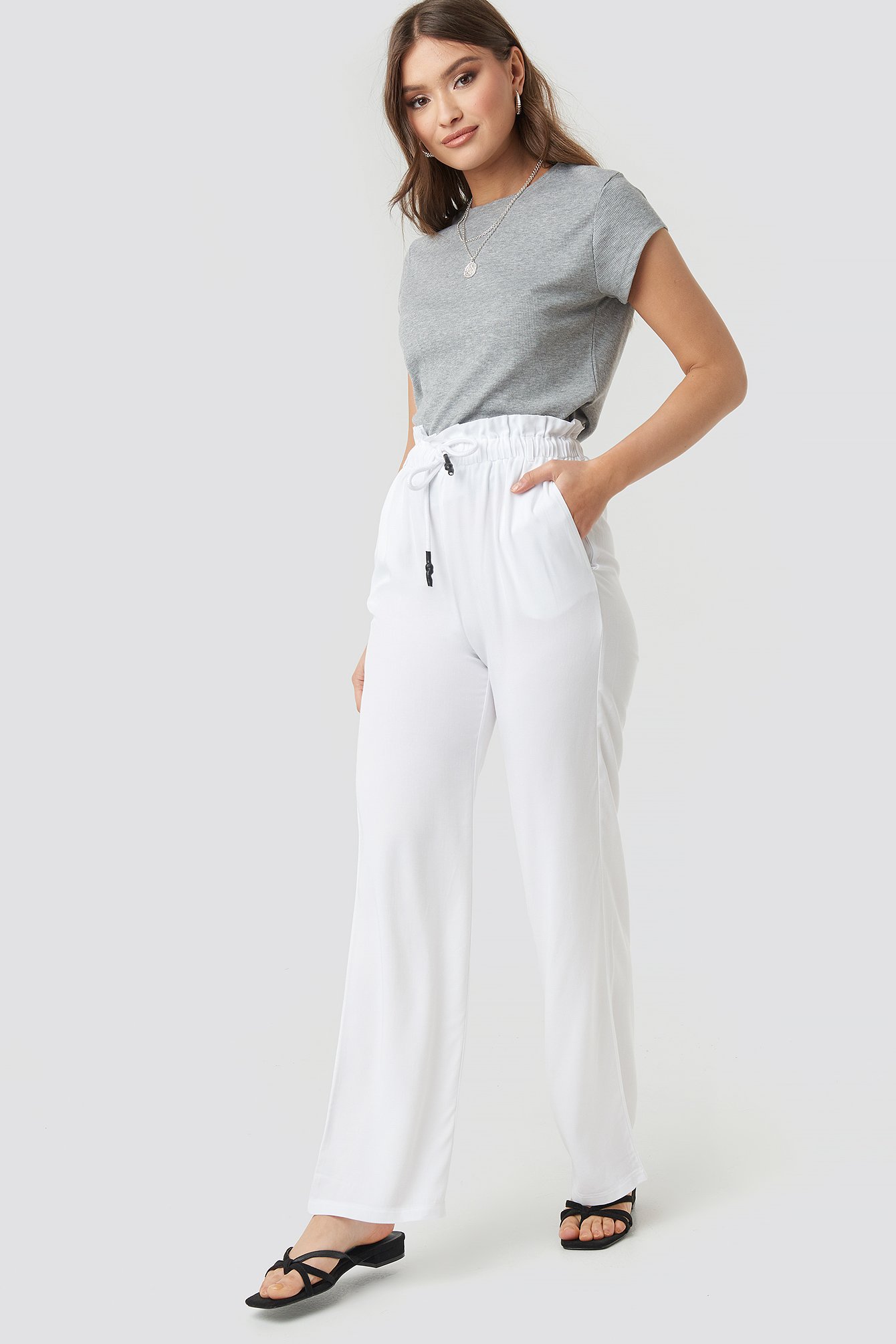 Crop Long Sleeve + Paper Bag Pants – StylePantry | Leg pants outfit,  Fashion, Autumn winter fashion