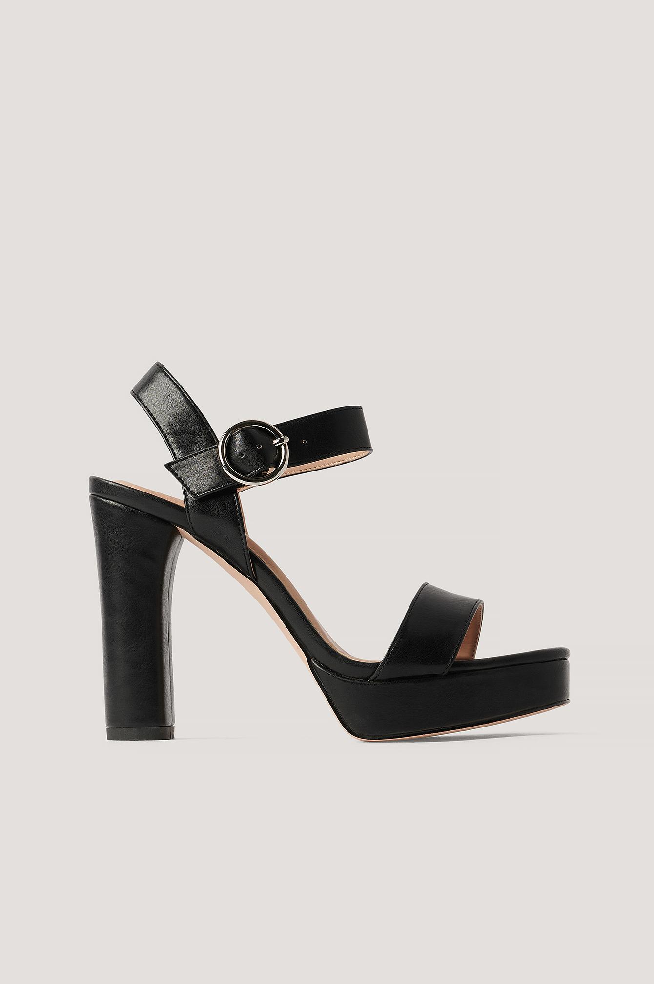 Platform High Heel Sandals Black | NA-KD