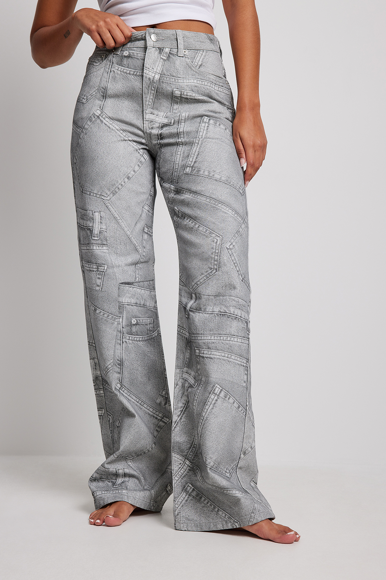 Mid Rise Jeans Women s Mid Waist Jeans NA KD