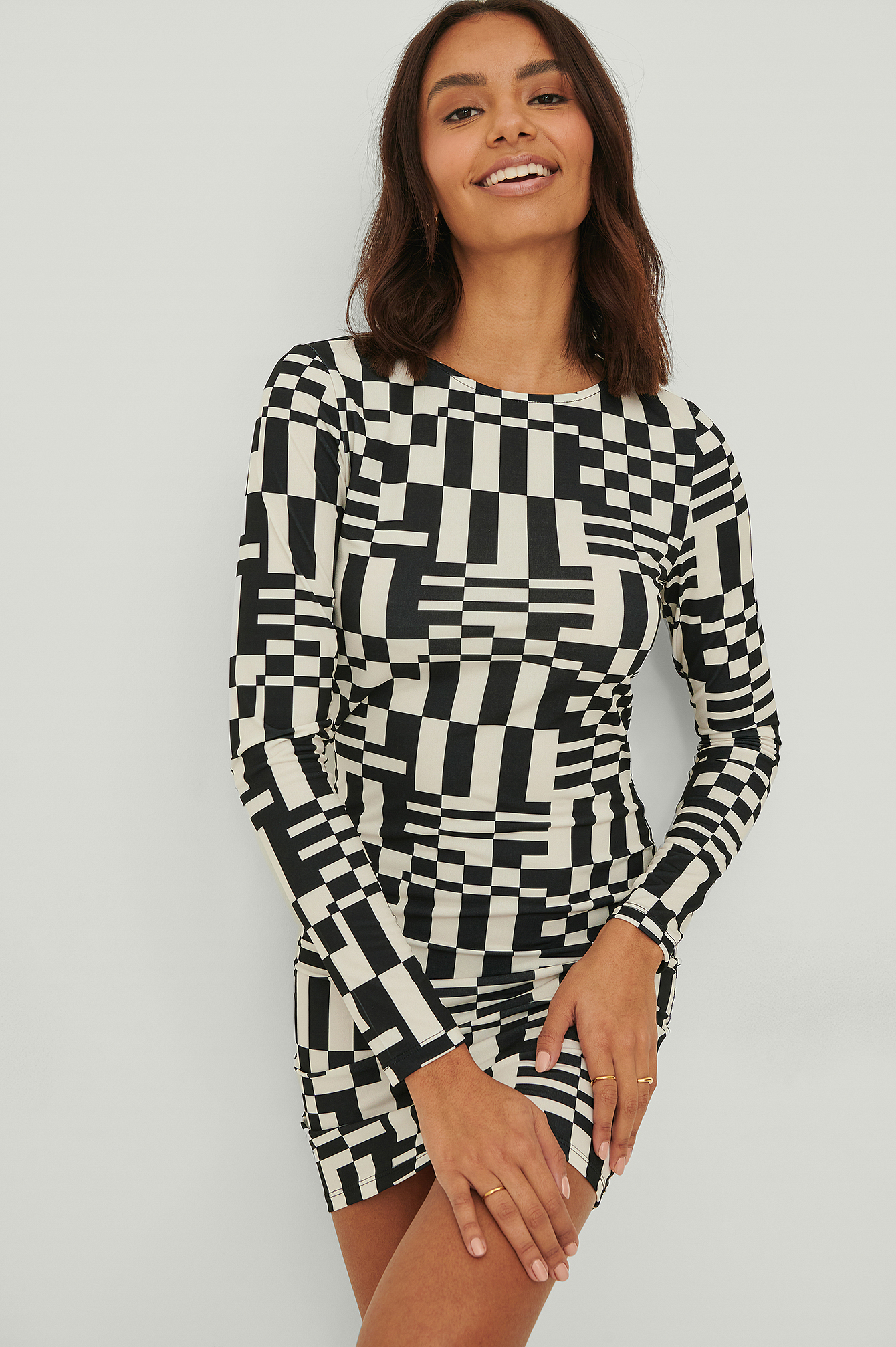 draped lurex mini dress by house of holland