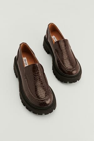 Profile Sole Loafers Brown | NA-KD