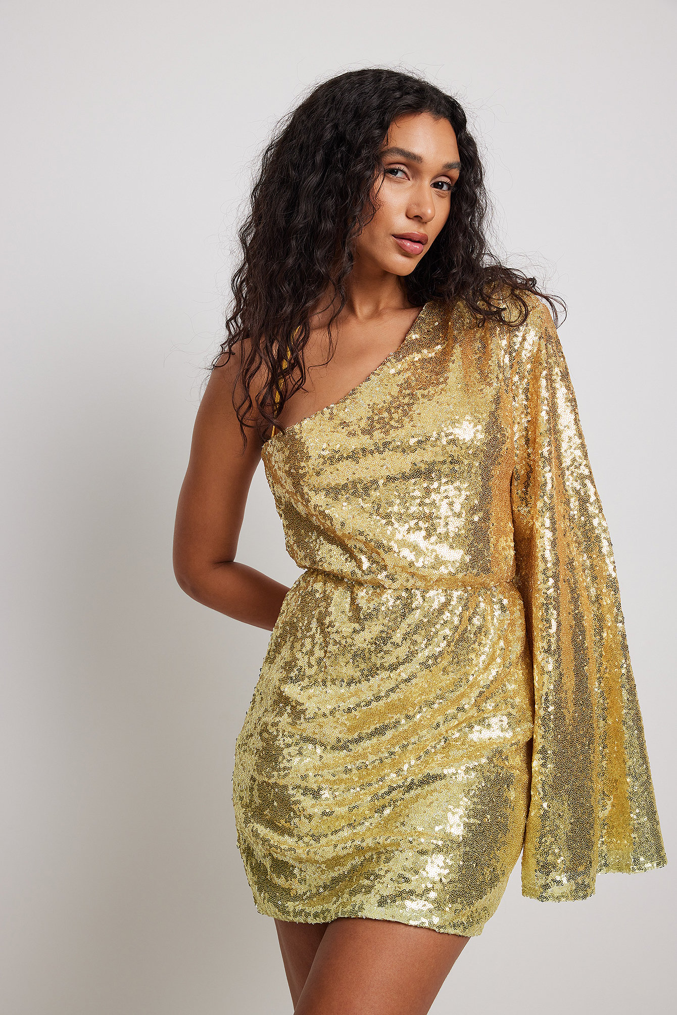 Goud jurk new arrivals