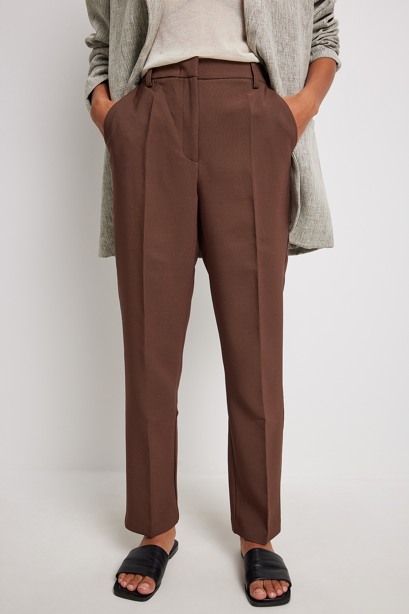 Alfani Men's Slim-Fit Stripe Linen Suit Pants, Brown, 30×32 | eBay
