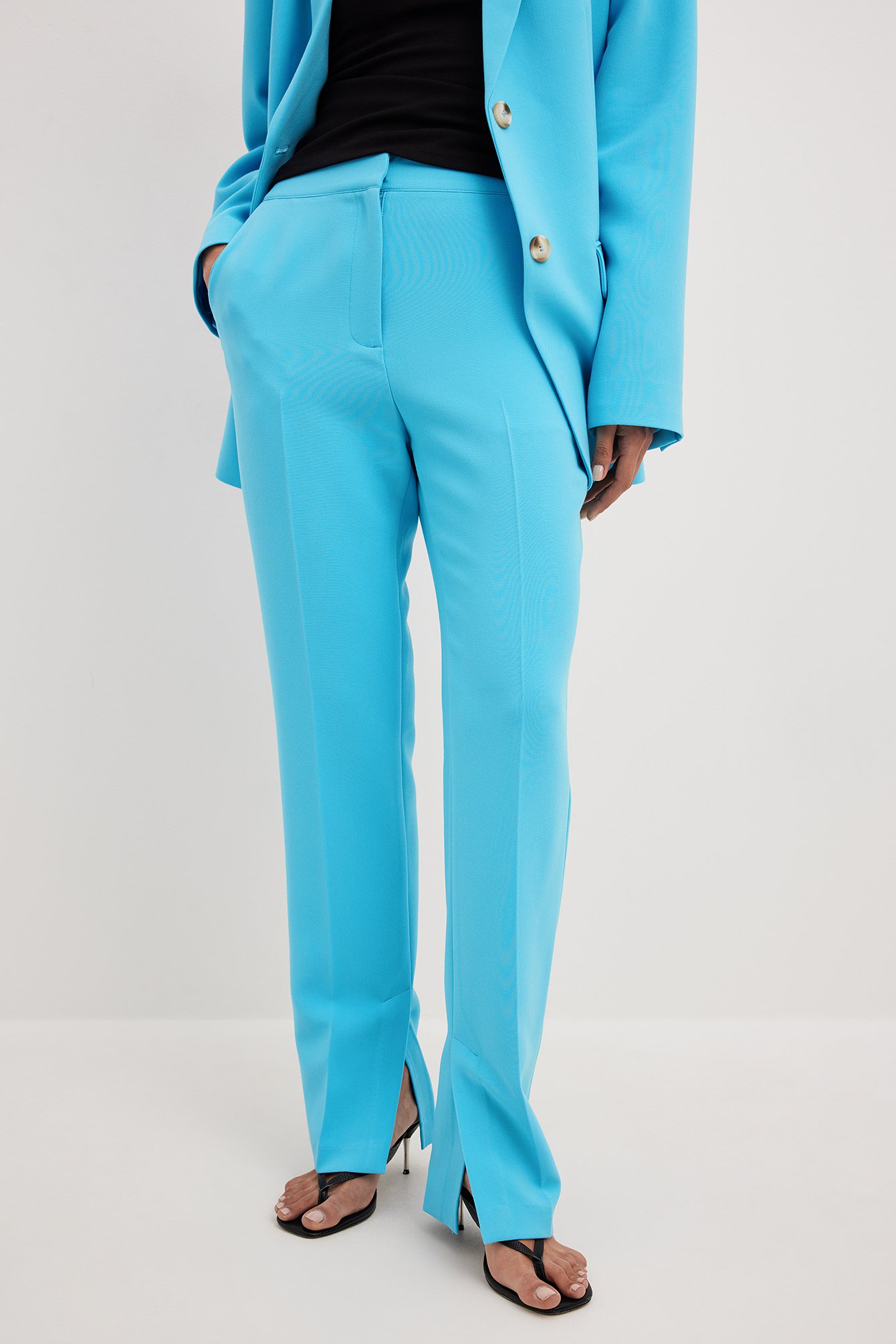 Discover turquoise Trousers online | It's the women who wear the trousers |  ZALANDO