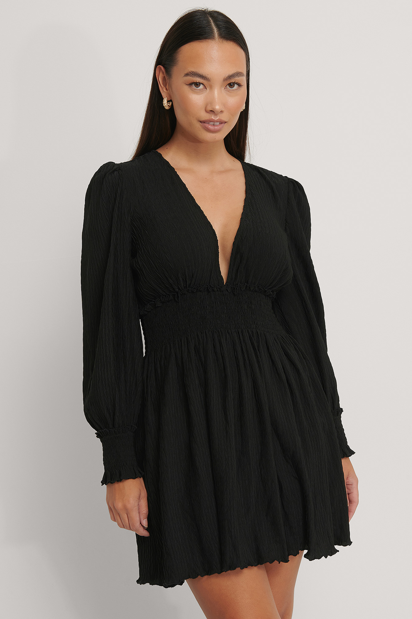 Smock hot sale waist dress