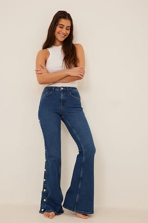 Socialisme zonsondergang Isolator Flared Jeans • Dames flared jeans online kopen | NA-KD