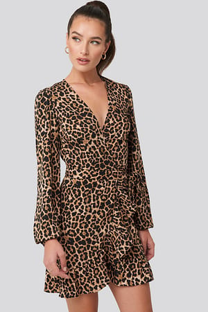 Leopard Robe cache-coeur