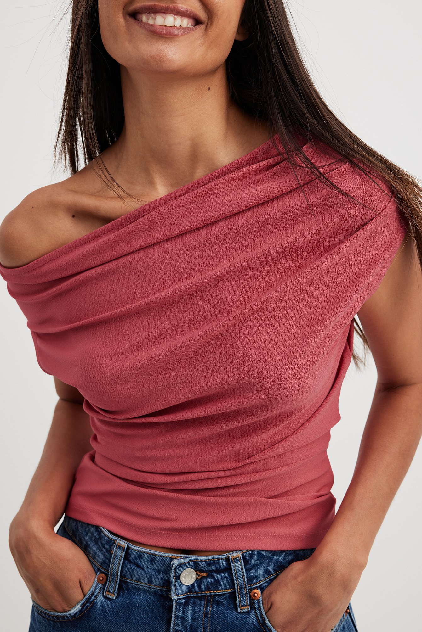 Na kd one online shoulder top