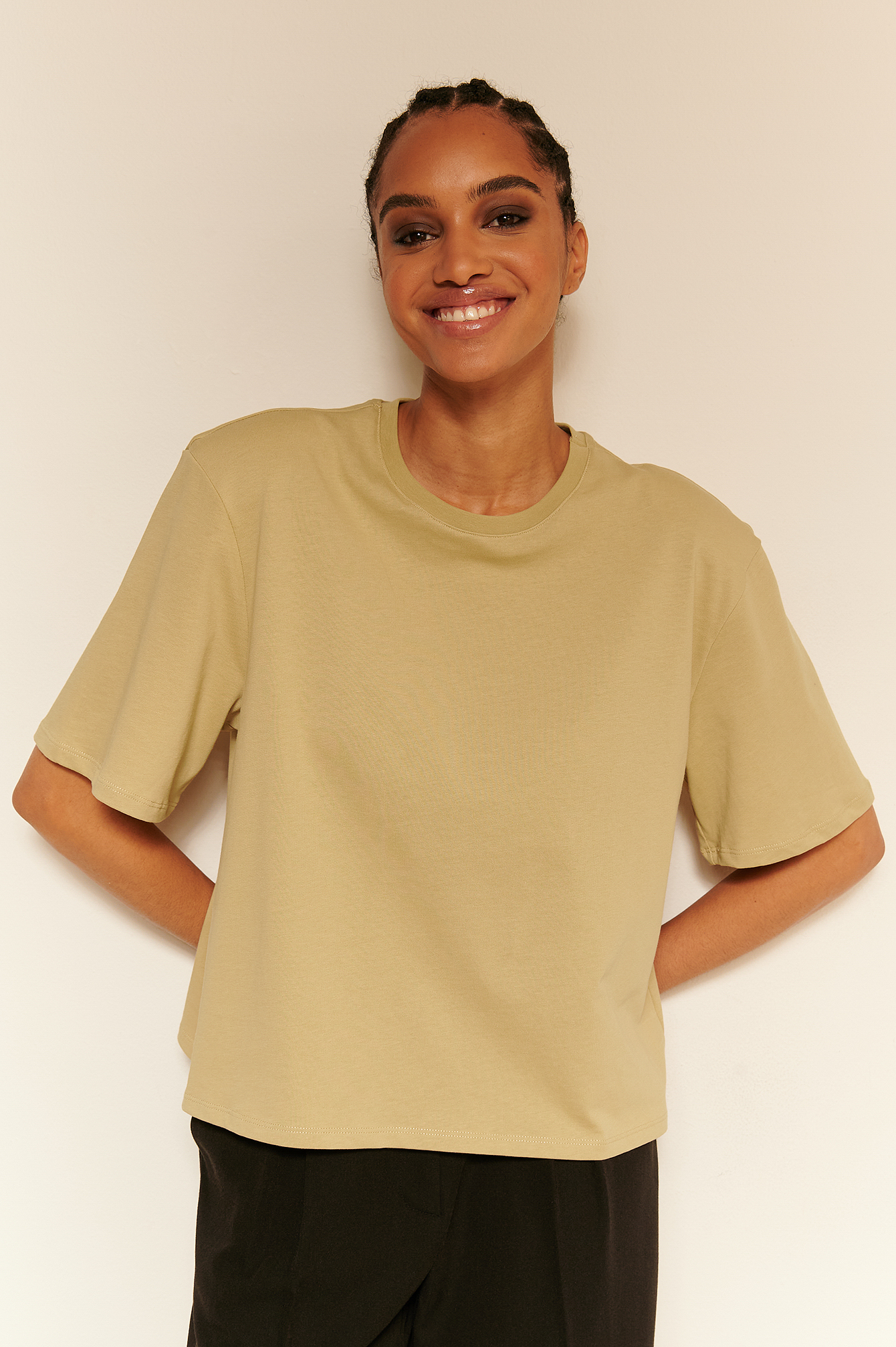 Padded sleeve t cheap shirt