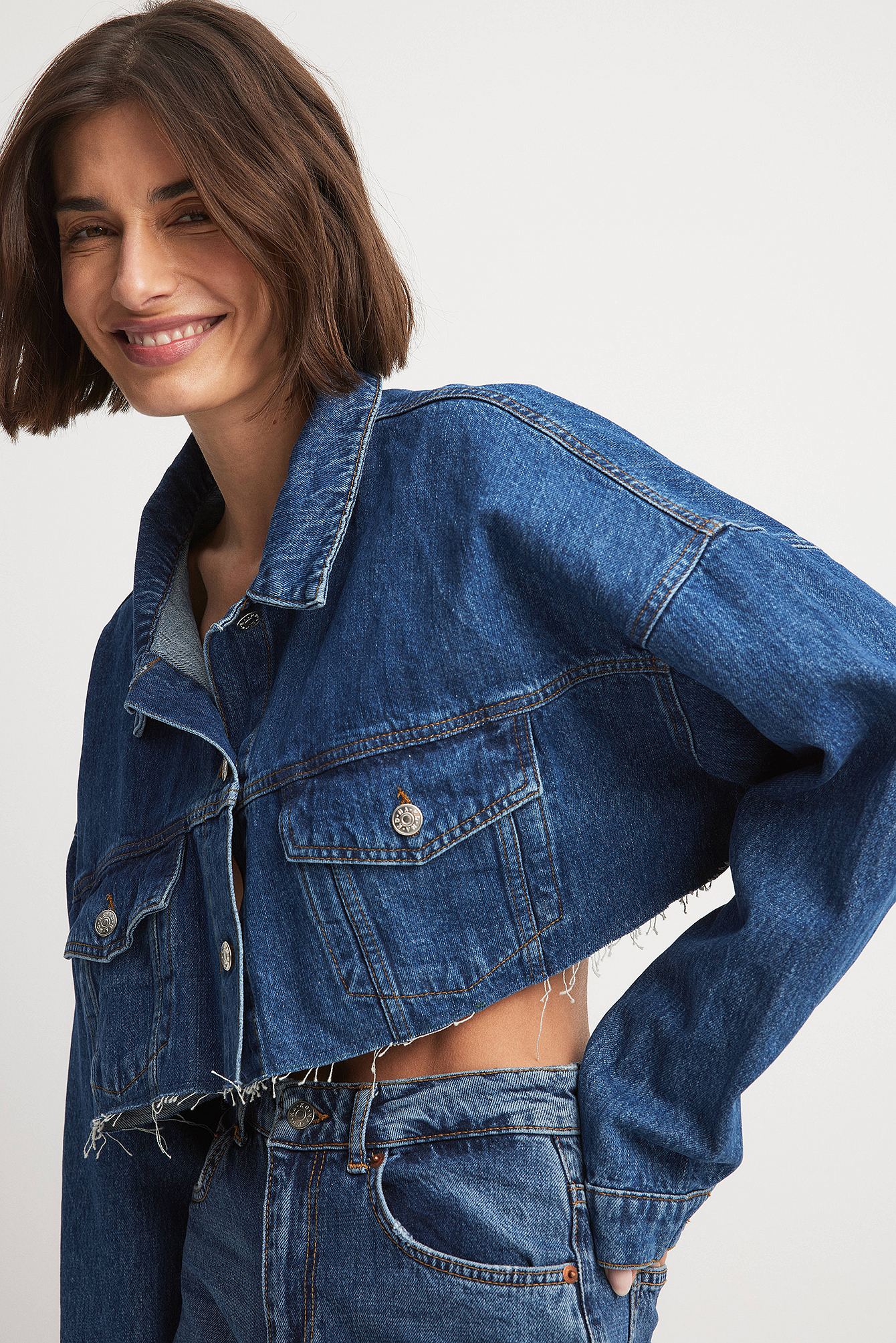 Ladies blue hot sale denim jacket