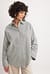 Camicia oversize in cotone pesante