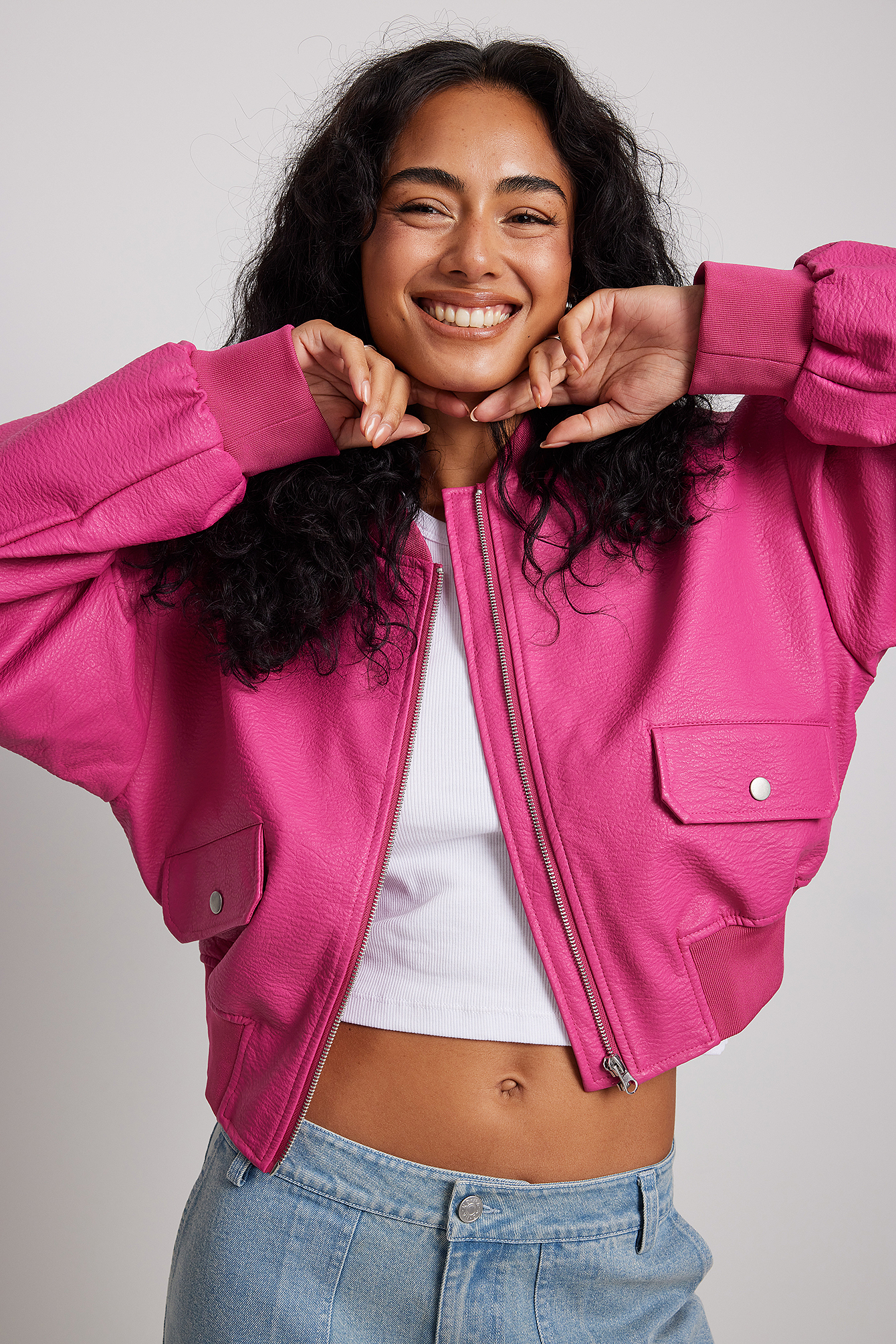 Bomber Jacket - Light pink - Kids | H&M US