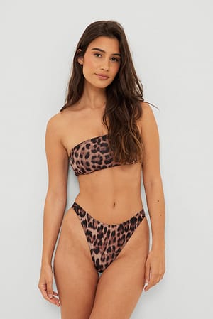 High Cut Bikini Panty Leopard