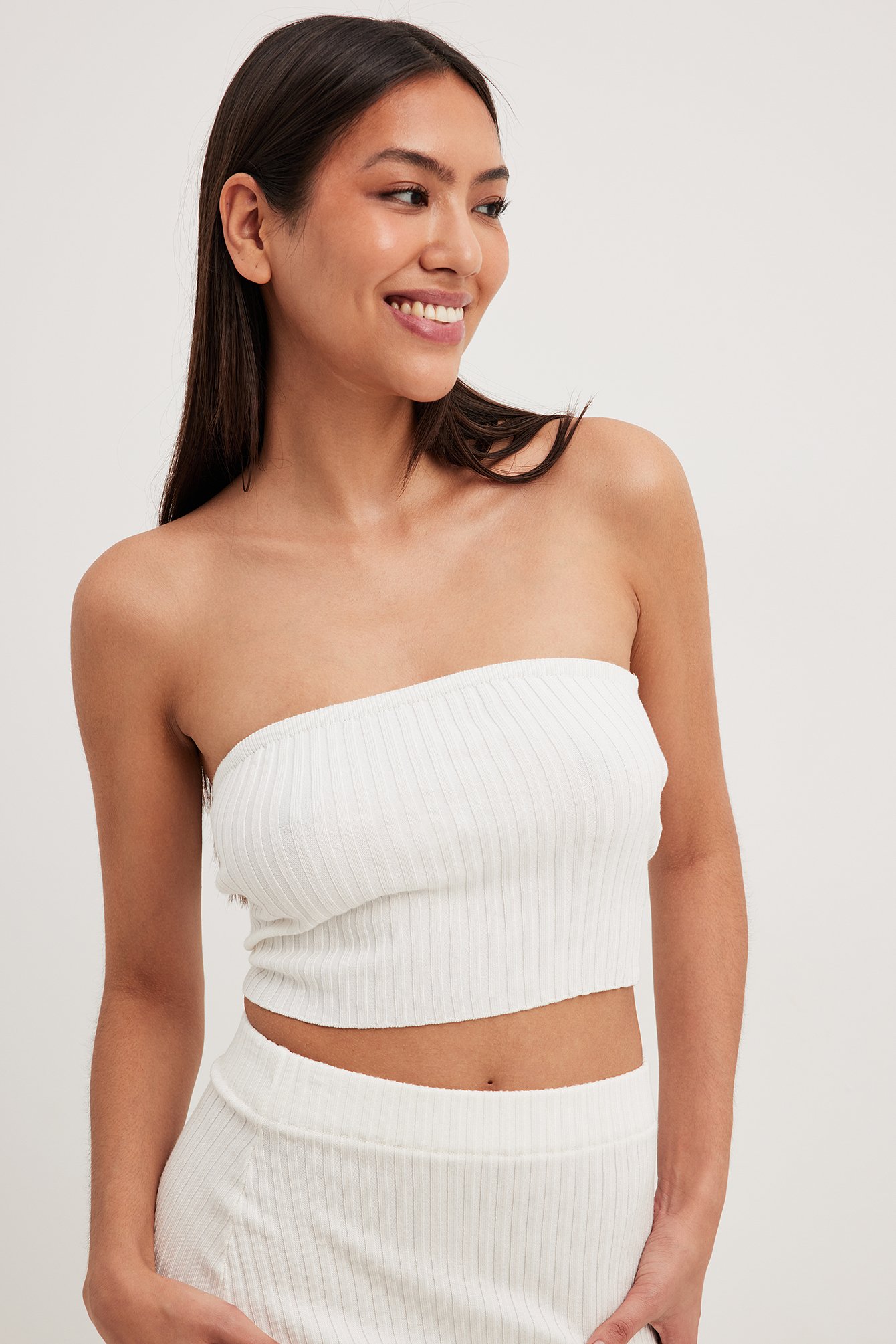 Knitted shop bandeau top