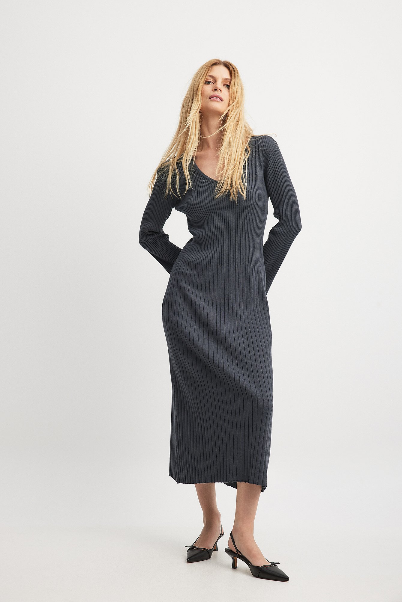 Eliza Padded Suit Dress - Grey – The Frankie Shop