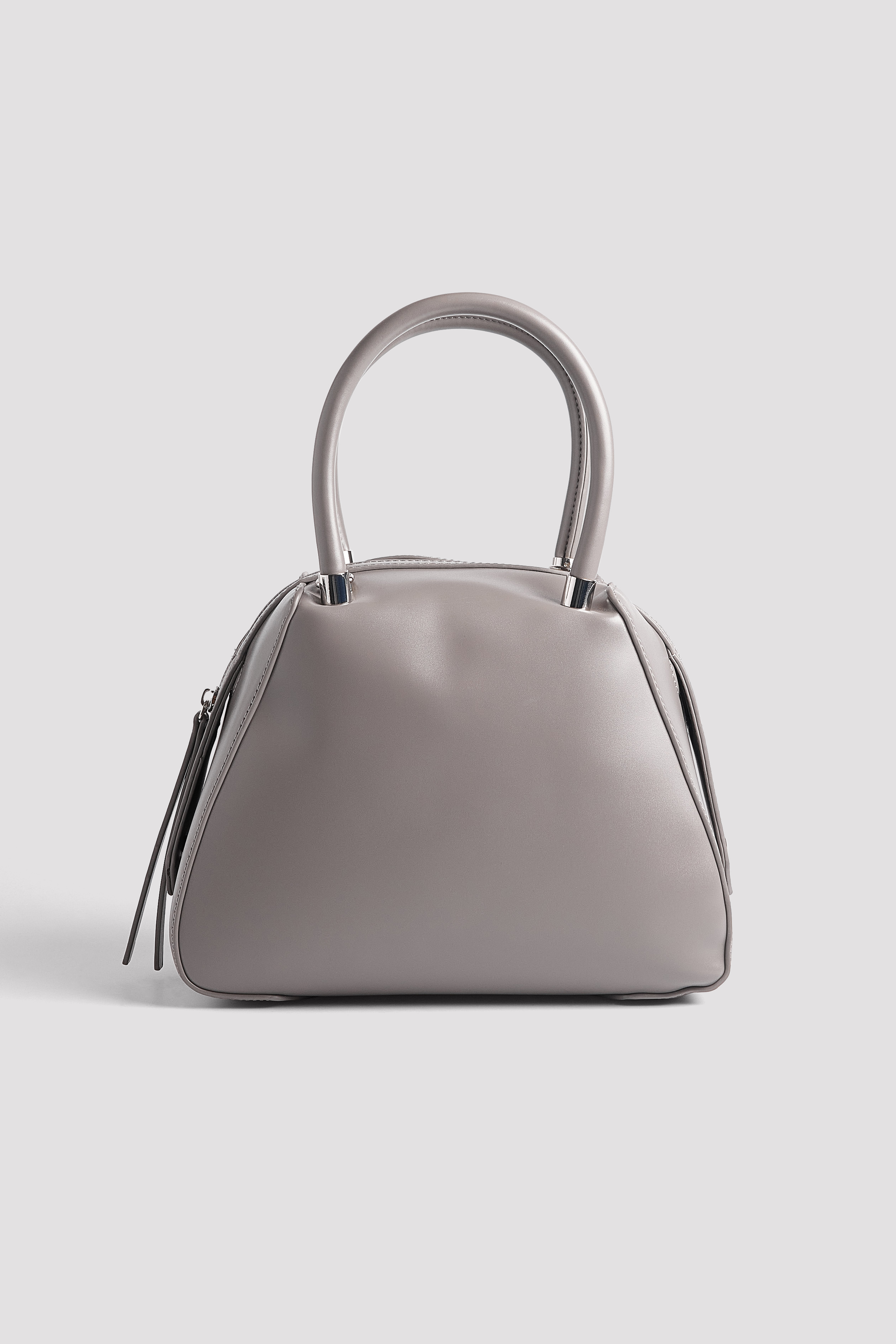 Grey color handbags deals