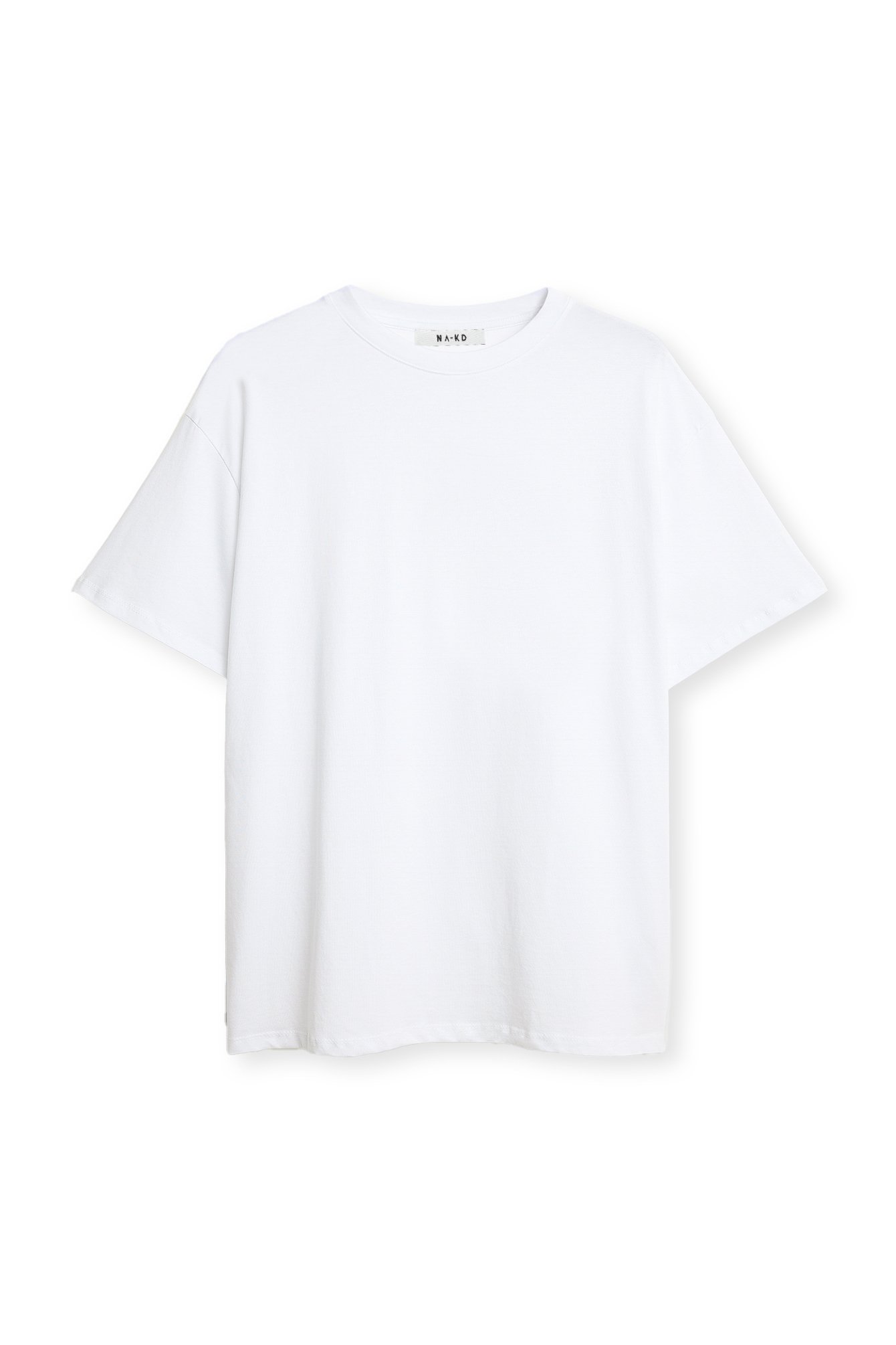 Round neck 2025 shirt white