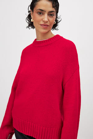 Red Maglione con collo rotondo