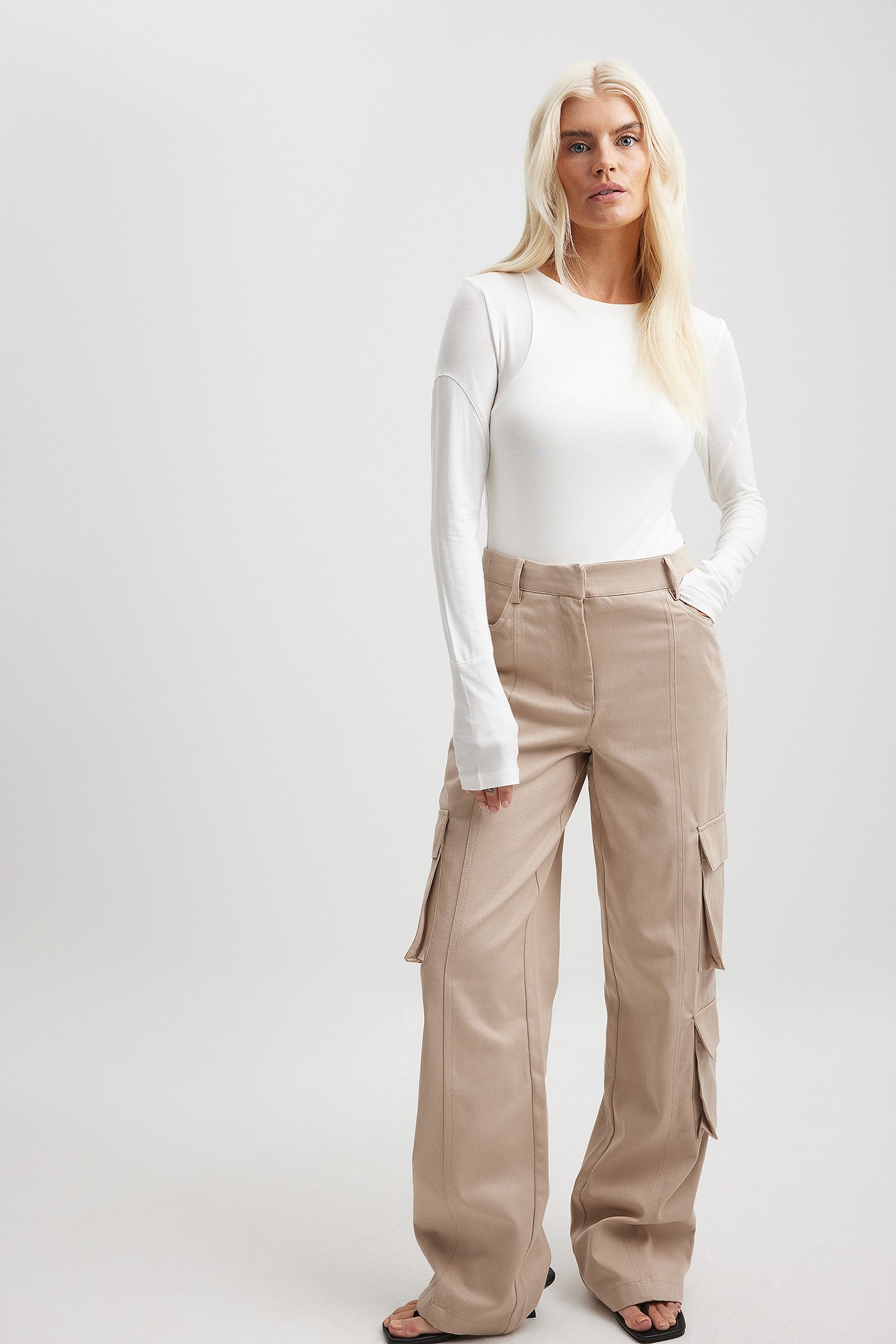 Max Mara Low-rise cargo trousers - ShopStyle Pants