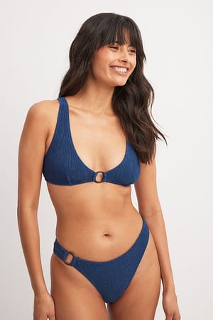 Blue Braguita de bikini con detalle de aro smocked