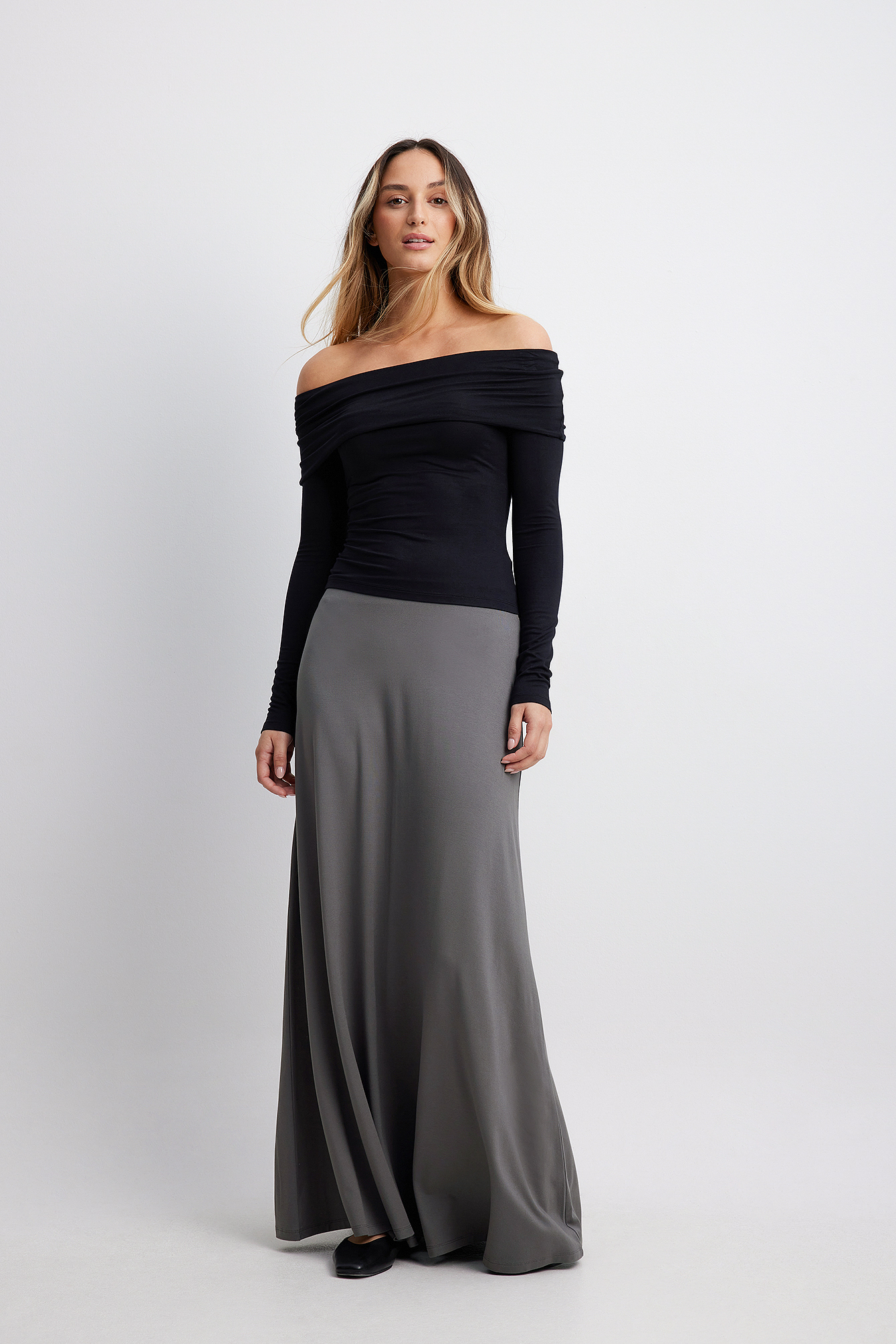 Maxi skirt clearance with flowy top