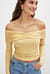 Soft Line top met off-shoulder