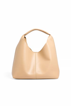 Dusty Beige Weiche dreieckige Stofftasche