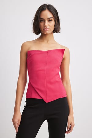 Asymmetric Bandeau Top Outfit