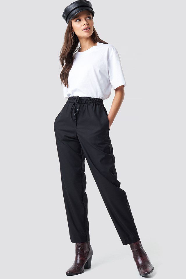 black trouser outfit