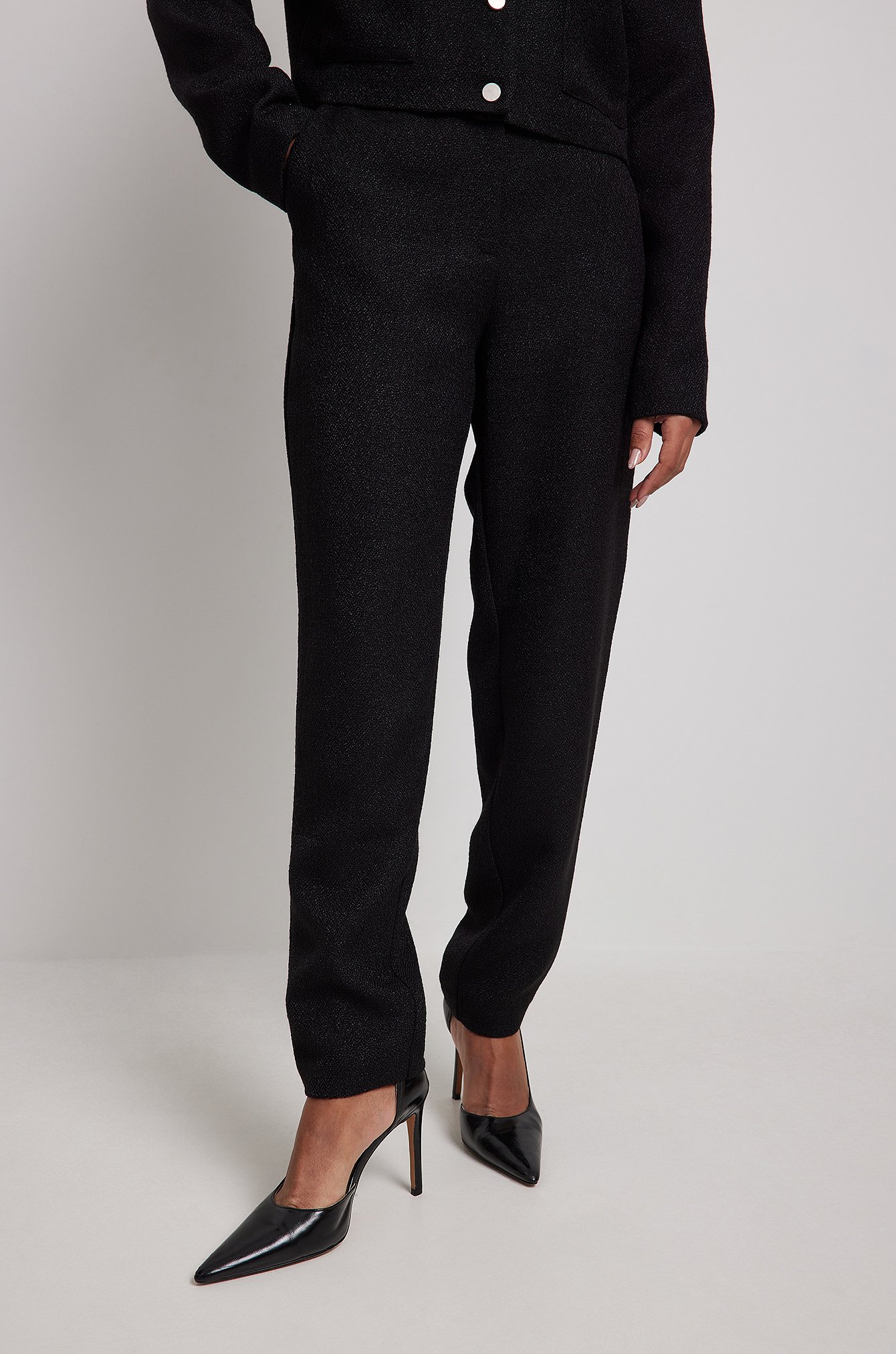 Nina Leonard High Tech Crepe Ankle Length Petite Trousers - QVC UK