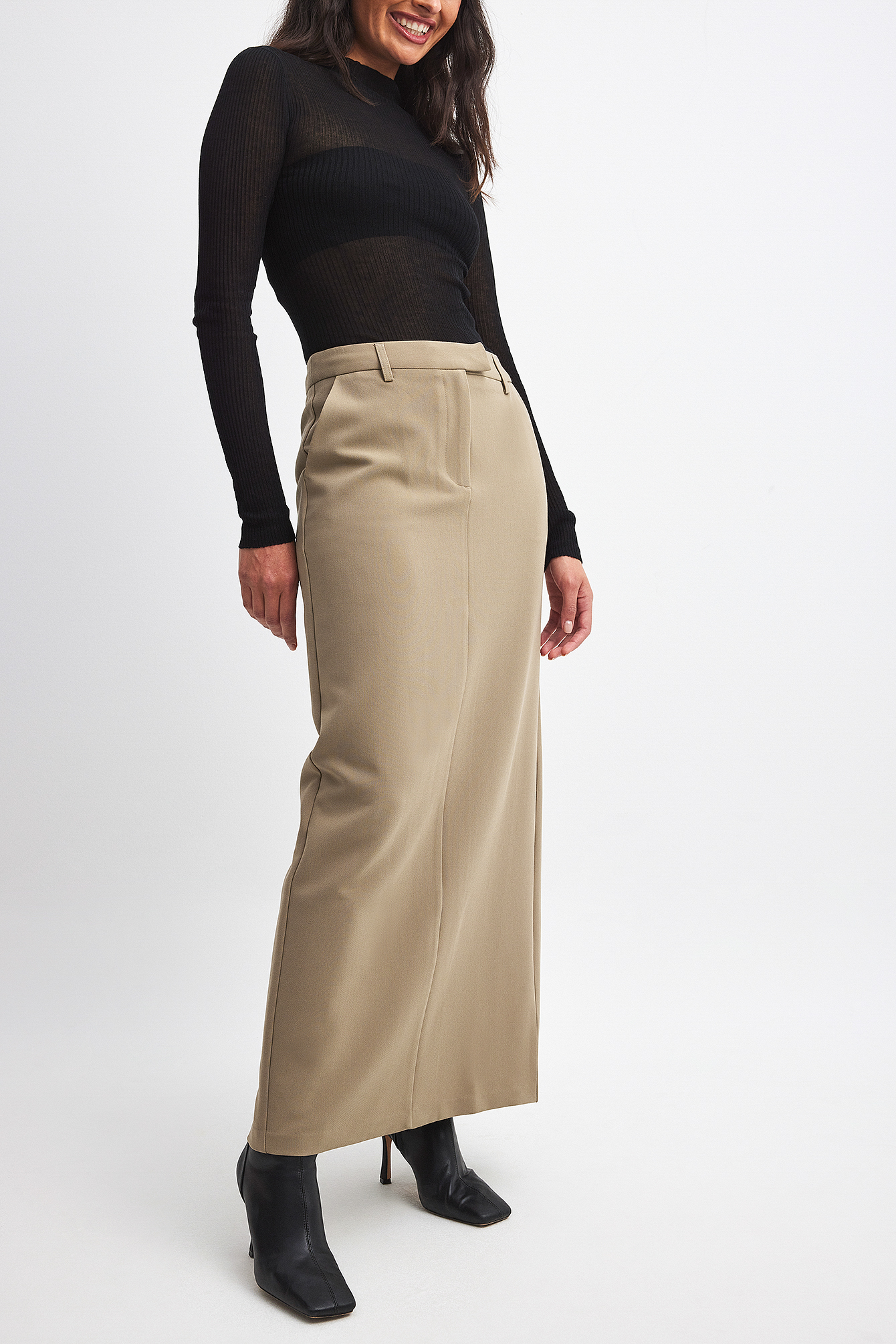 Tailored maxi hot sale pencil skirt