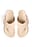 Thong Knitted Cotton Footbed Slippers