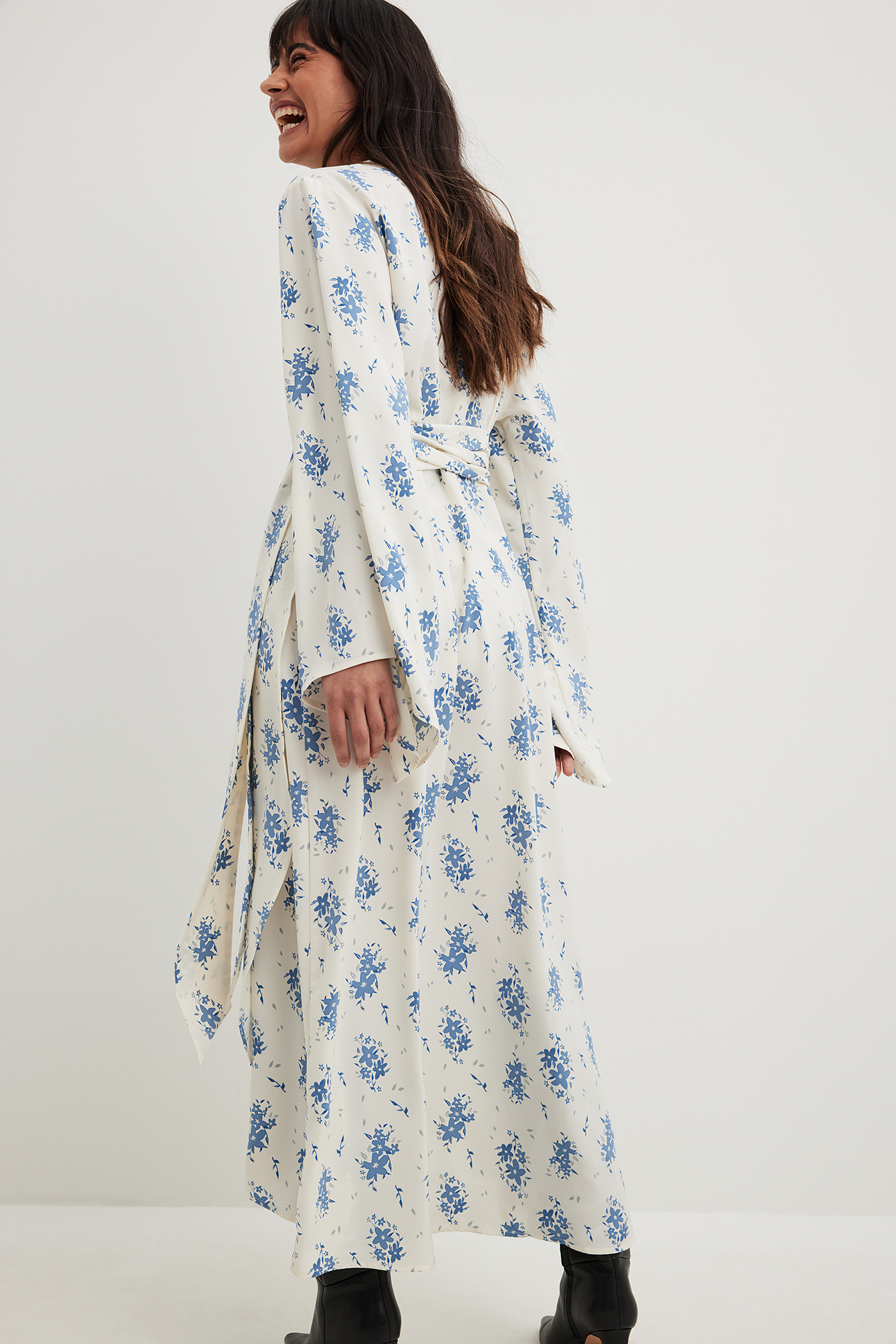 Maxi dress lange online mouwen