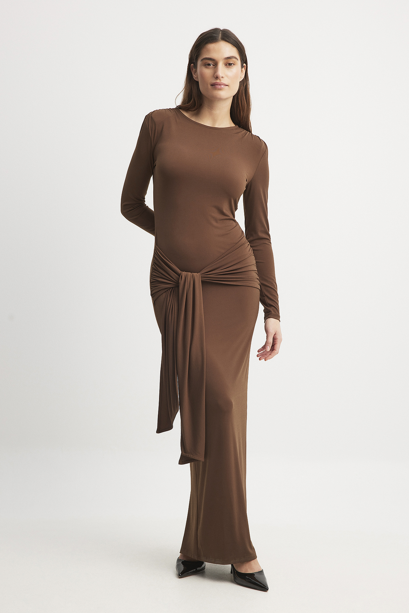 Draped dresses with sleeves | Shop dresses at NA-KD | NA-KD