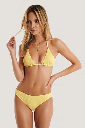Yellow Bas De Bikini