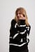 Turtle Neck Knitted Striped Sweater