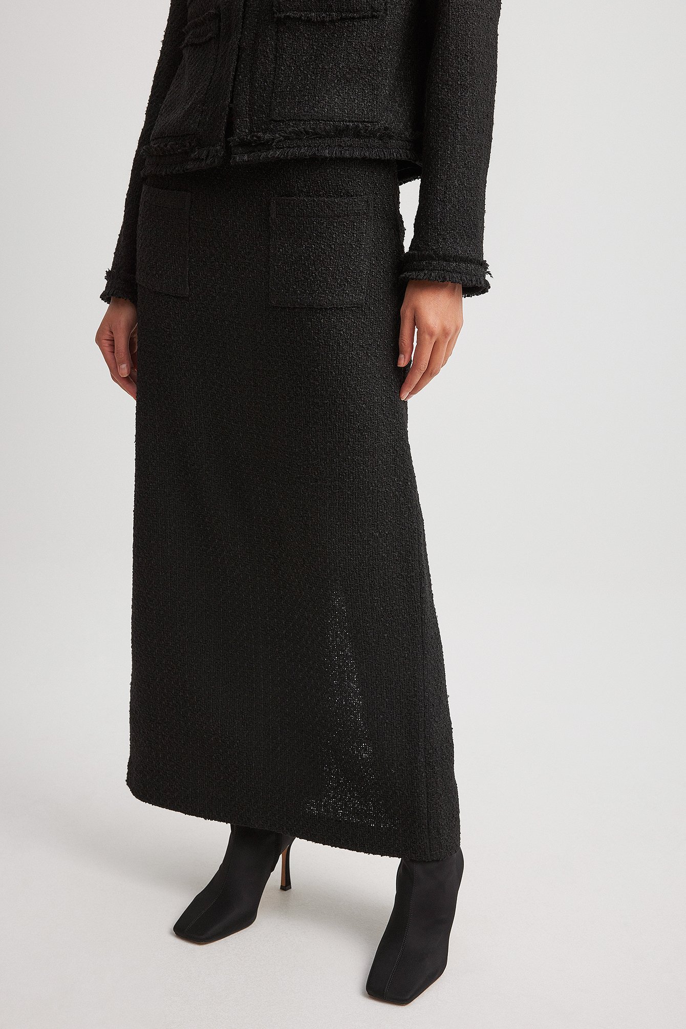 Jupe hotsell tweed noir