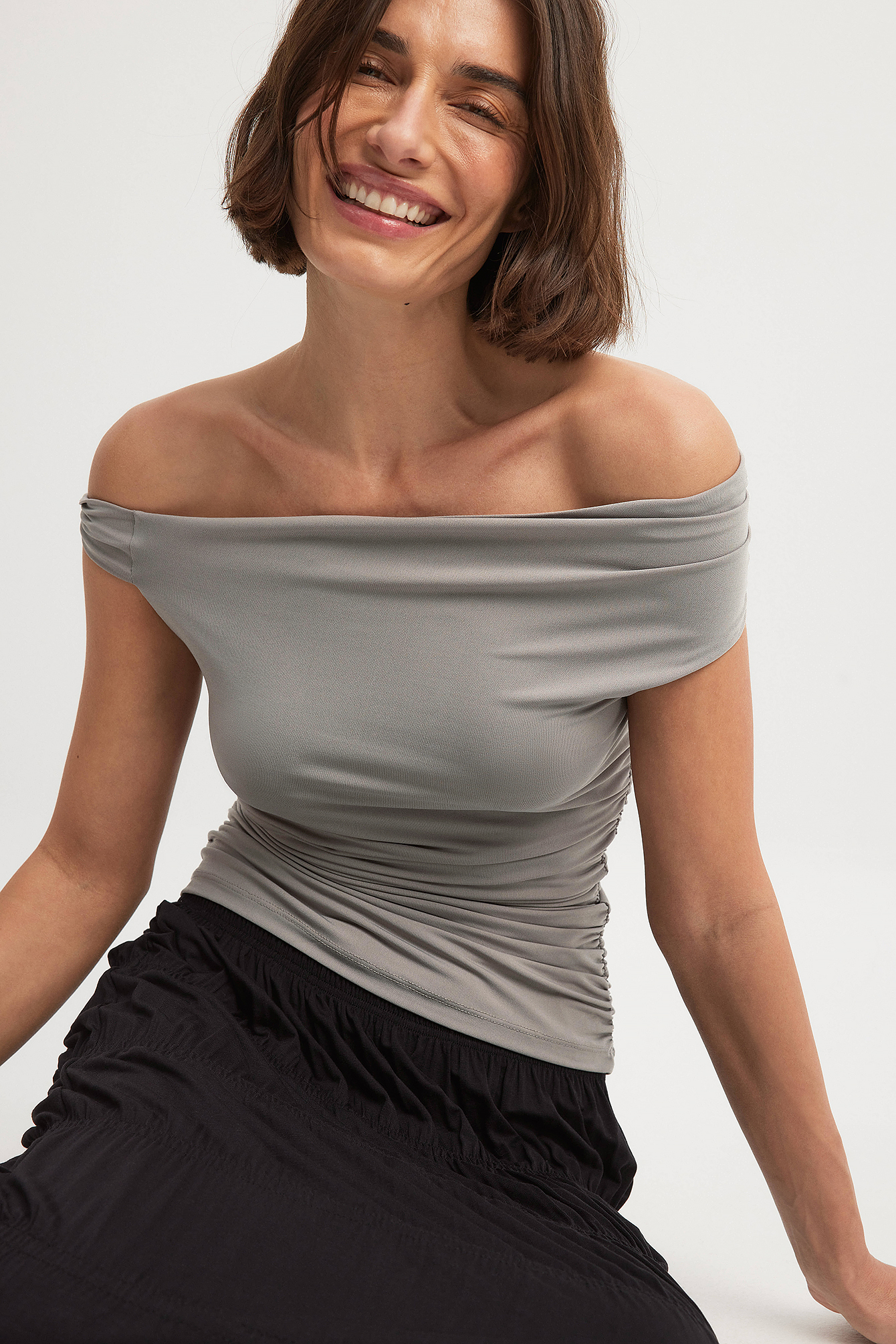 Off the sale shoulder formal tops