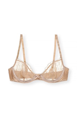 Savage X Fenty Womens Gilded Chains Embroidered Mesh Quarter Cup Bra :  : Clothing, Shoes & Accessories