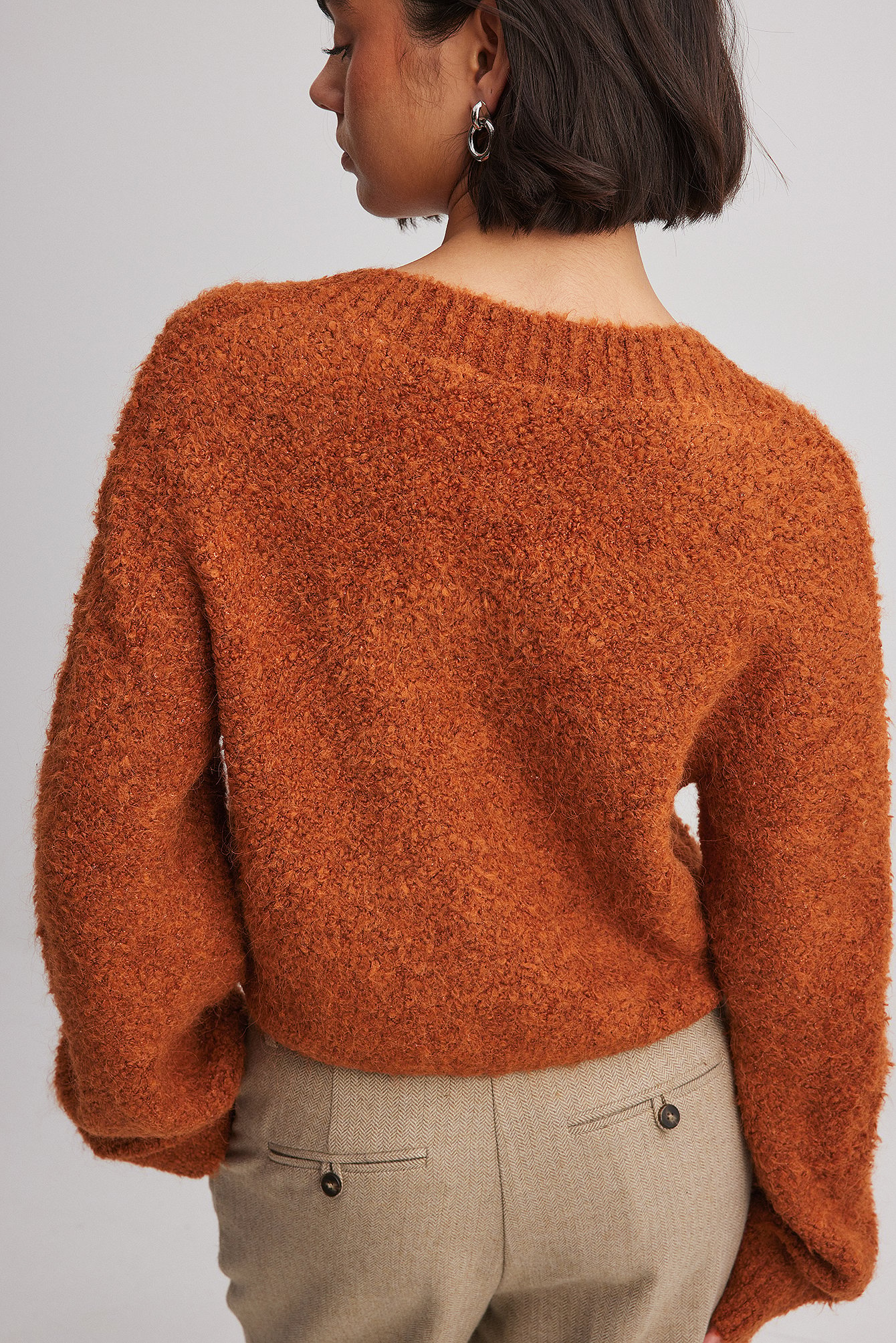 Rust 2025 cropped sweater