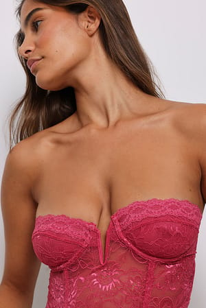 Buy Victoria's Secret PINK Dreamy Pink Lace Push Up T-Shirt Bra from Next  Finland
